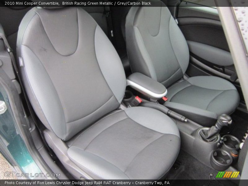 British Racing Green Metallic / Grey/Carbon Black 2010 Mini Cooper Convertible