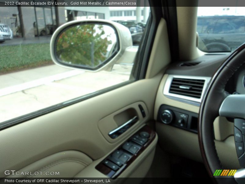 Gold Mist Metallic / Cashmere/Cocoa 2012 Cadillac Escalade ESV Luxury