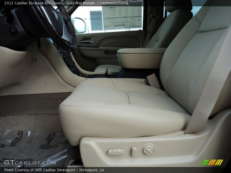 Gold Mist Metallic / Cashmere/Cocoa 2012 Cadillac Escalade ESV Luxury