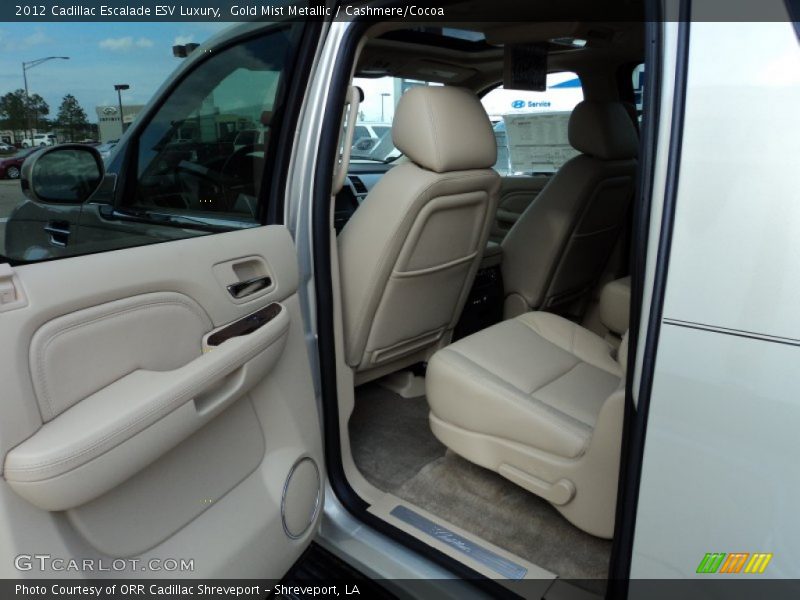 Gold Mist Metallic / Cashmere/Cocoa 2012 Cadillac Escalade ESV Luxury