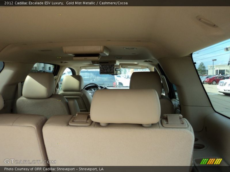 Gold Mist Metallic / Cashmere/Cocoa 2012 Cadillac Escalade ESV Luxury