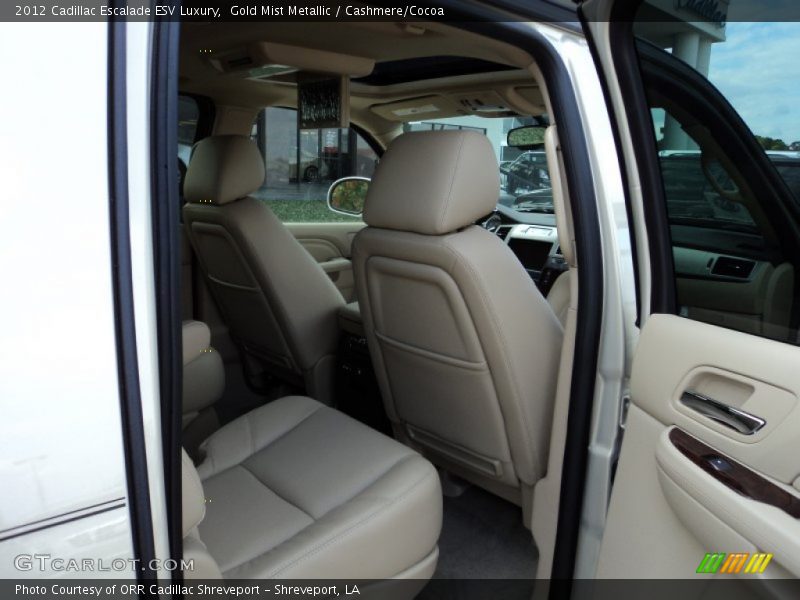 Gold Mist Metallic / Cashmere/Cocoa 2012 Cadillac Escalade ESV Luxury