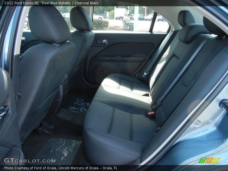 Steel Blue Metallic / Charcoal Black 2012 Ford Fusion SE