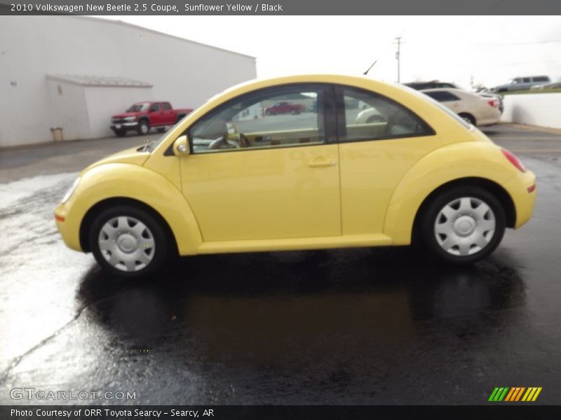 Sunflower Yellow / Black 2010 Volkswagen New Beetle 2.5 Coupe