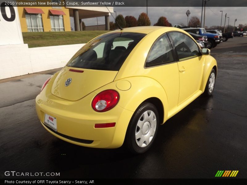 Sunflower Yellow / Black 2010 Volkswagen New Beetle 2.5 Coupe