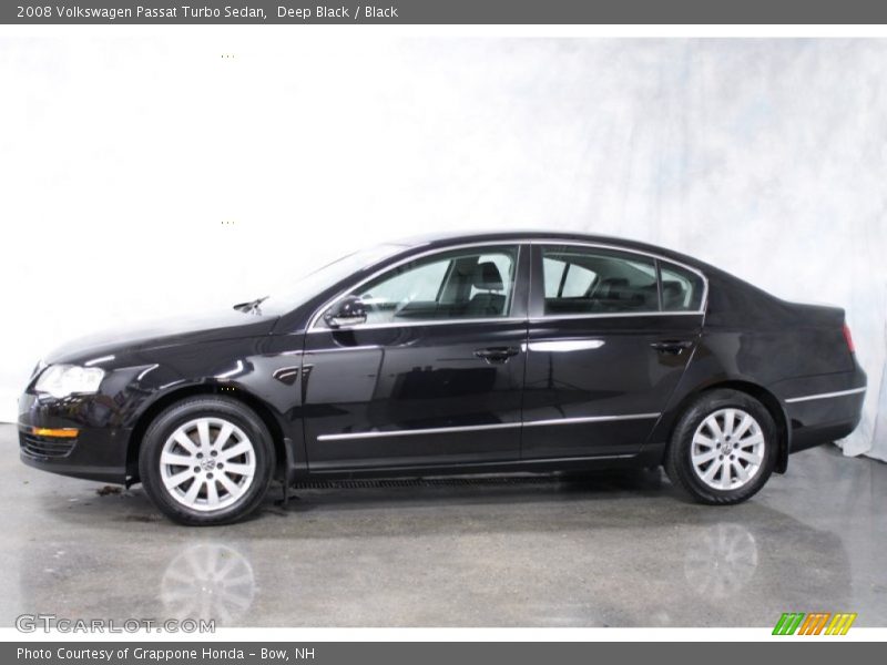 Deep Black / Black 2008 Volkswagen Passat Turbo Sedan