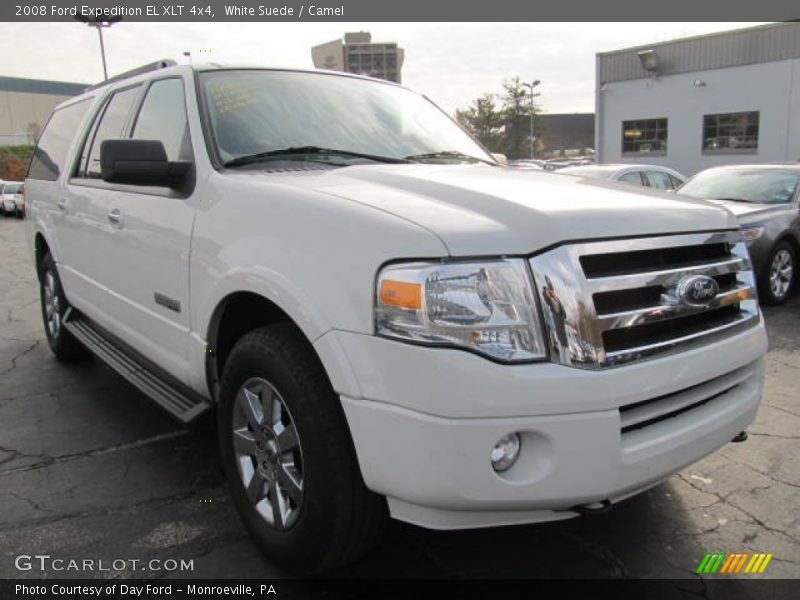 White Suede / Camel 2008 Ford Expedition EL XLT 4x4