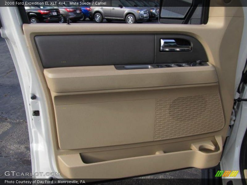 White Suede / Camel 2008 Ford Expedition EL XLT 4x4
