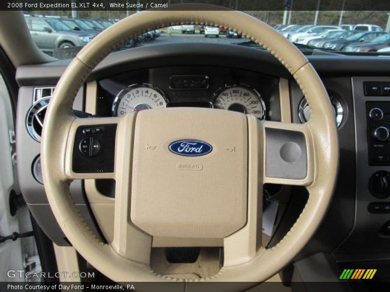 White Suede / Camel 2008 Ford Expedition EL XLT 4x4