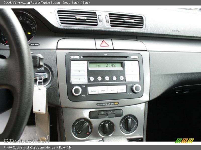 Deep Black / Black 2008 Volkswagen Passat Turbo Sedan