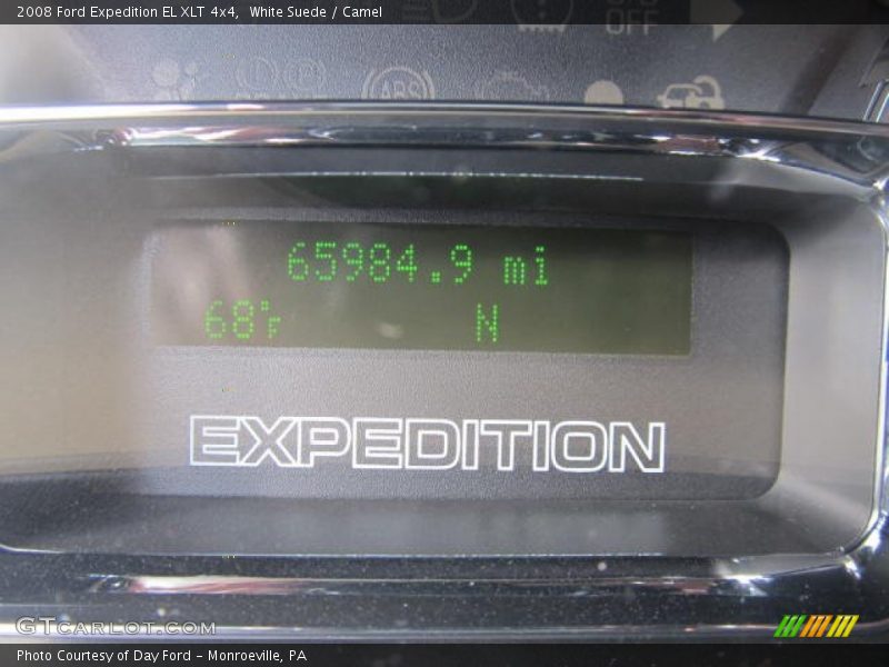 White Suede / Camel 2008 Ford Expedition EL XLT 4x4