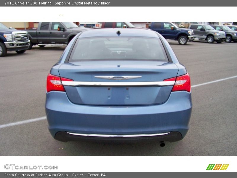Sapphire Crystal Metallic / Black 2011 Chrysler 200 Touring