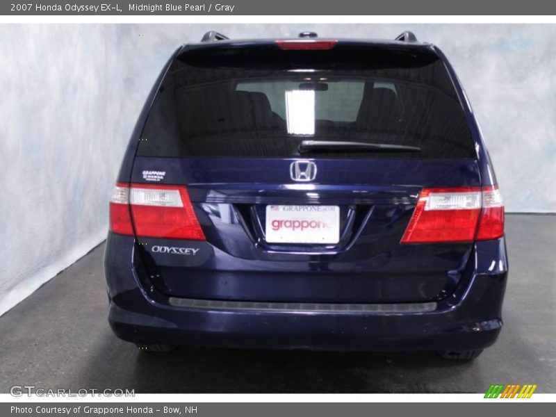 Midnight Blue Pearl / Gray 2007 Honda Odyssey EX-L