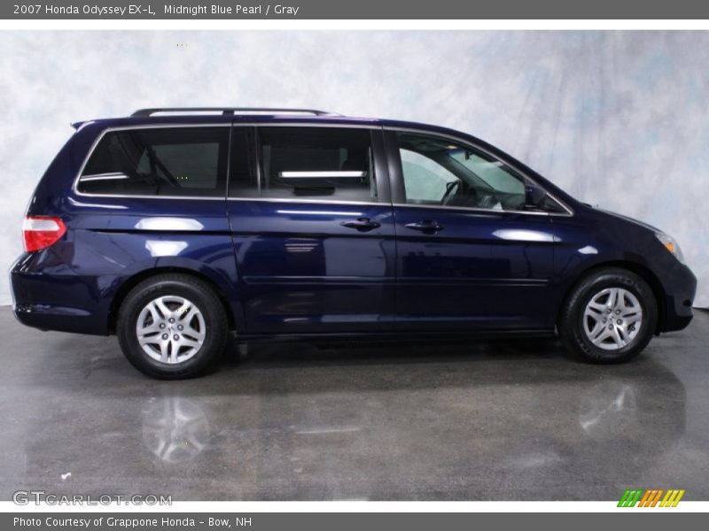 Midnight Blue Pearl / Gray 2007 Honda Odyssey EX-L