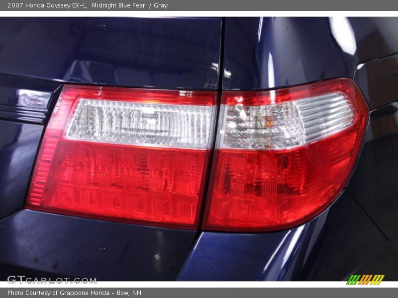Midnight Blue Pearl / Gray 2007 Honda Odyssey EX-L