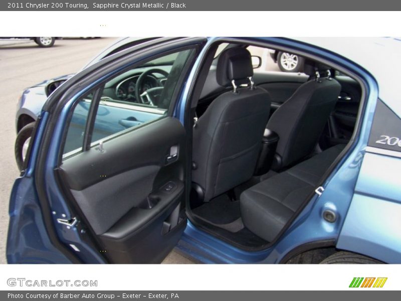 Sapphire Crystal Metallic / Black 2011 Chrysler 200 Touring