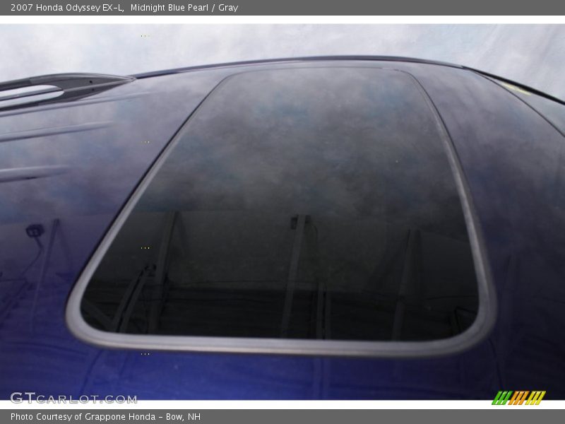 Midnight Blue Pearl / Gray 2007 Honda Odyssey EX-L