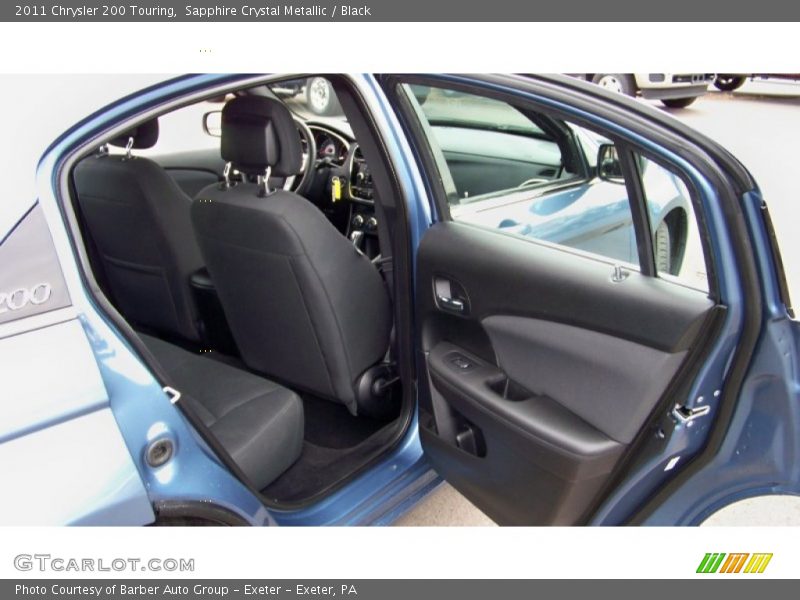 Sapphire Crystal Metallic / Black 2011 Chrysler 200 Touring