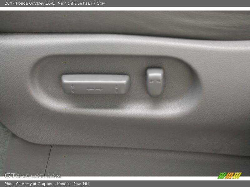 Midnight Blue Pearl / Gray 2007 Honda Odyssey EX-L