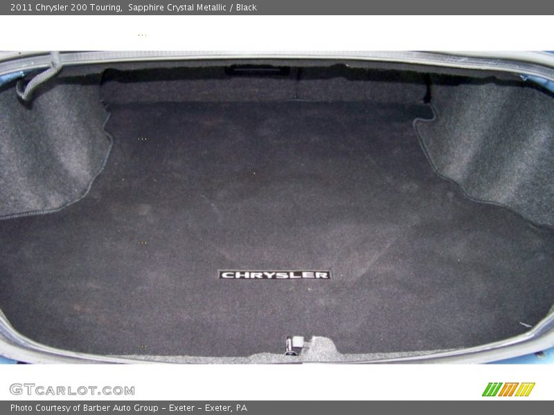 Sapphire Crystal Metallic / Black 2011 Chrysler 200 Touring