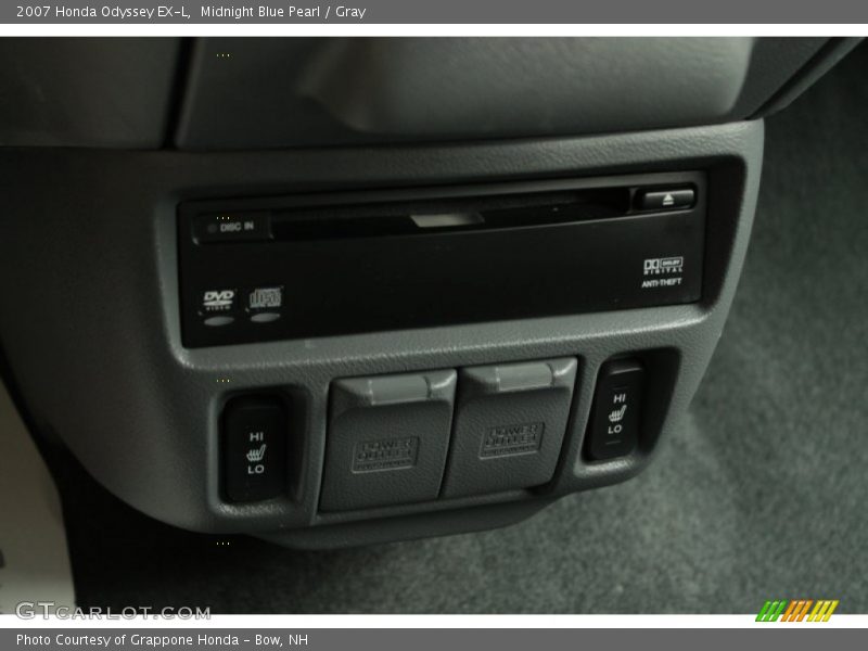 Midnight Blue Pearl / Gray 2007 Honda Odyssey EX-L