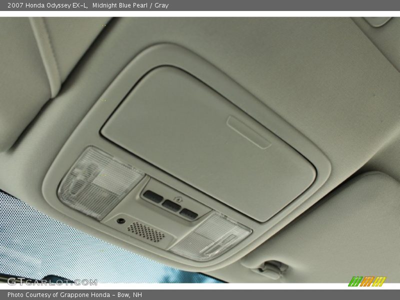 Midnight Blue Pearl / Gray 2007 Honda Odyssey EX-L
