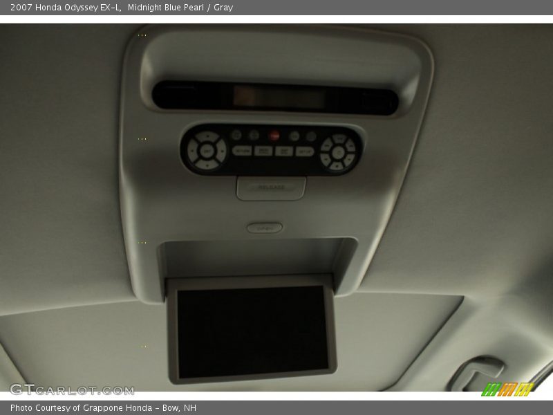 Midnight Blue Pearl / Gray 2007 Honda Odyssey EX-L
