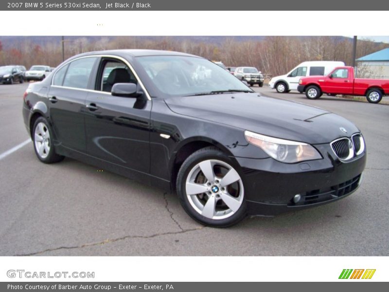 Jet Black / Black 2007 BMW 5 Series 530xi Sedan