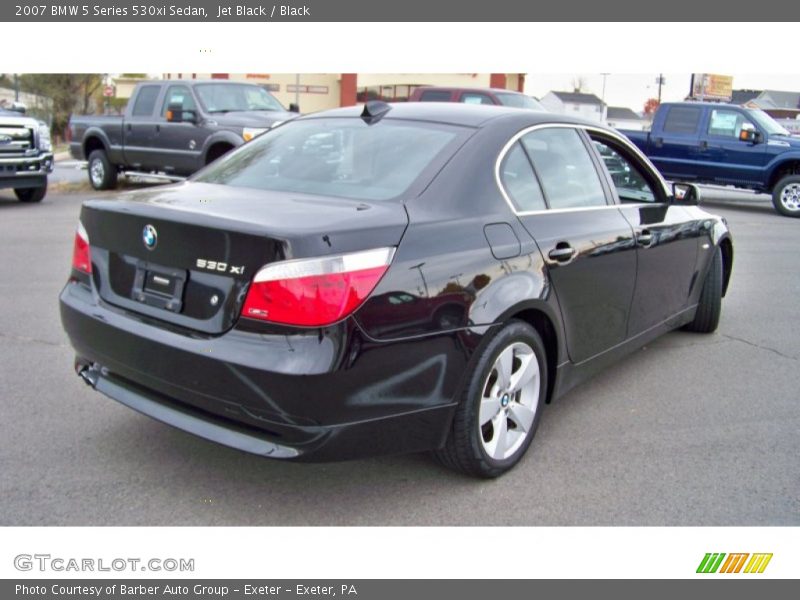 Jet Black / Black 2007 BMW 5 Series 530xi Sedan