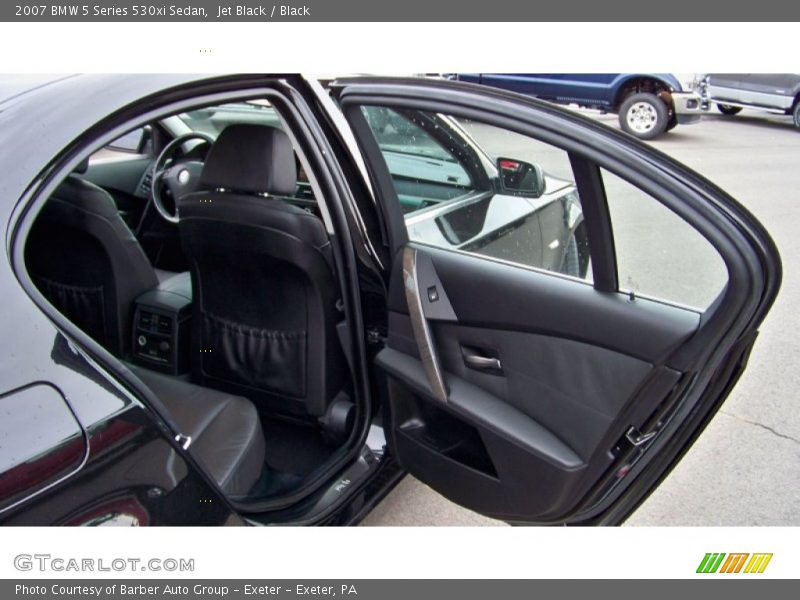 Jet Black / Black 2007 BMW 5 Series 530xi Sedan