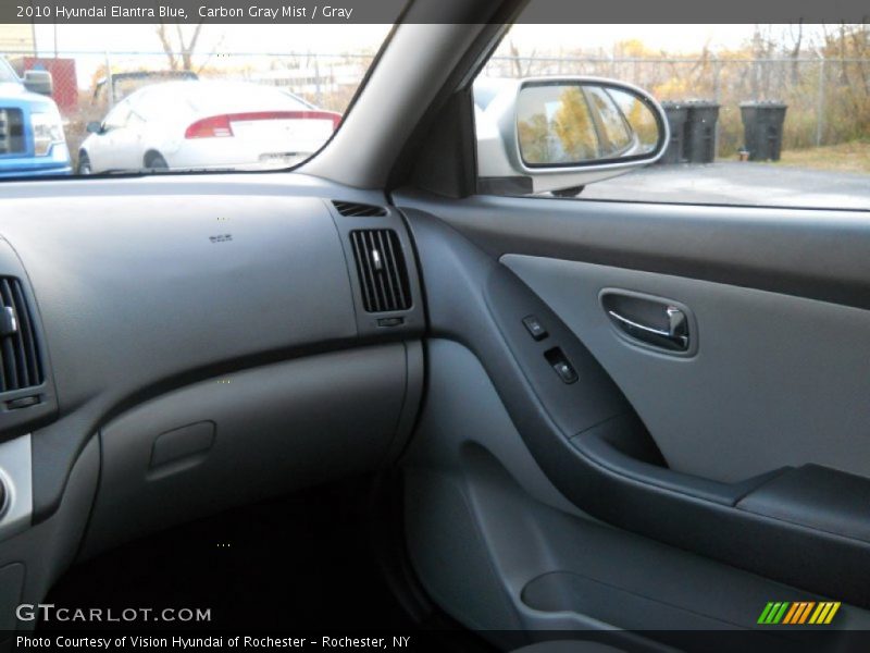 Carbon Gray Mist / Gray 2010 Hyundai Elantra Blue