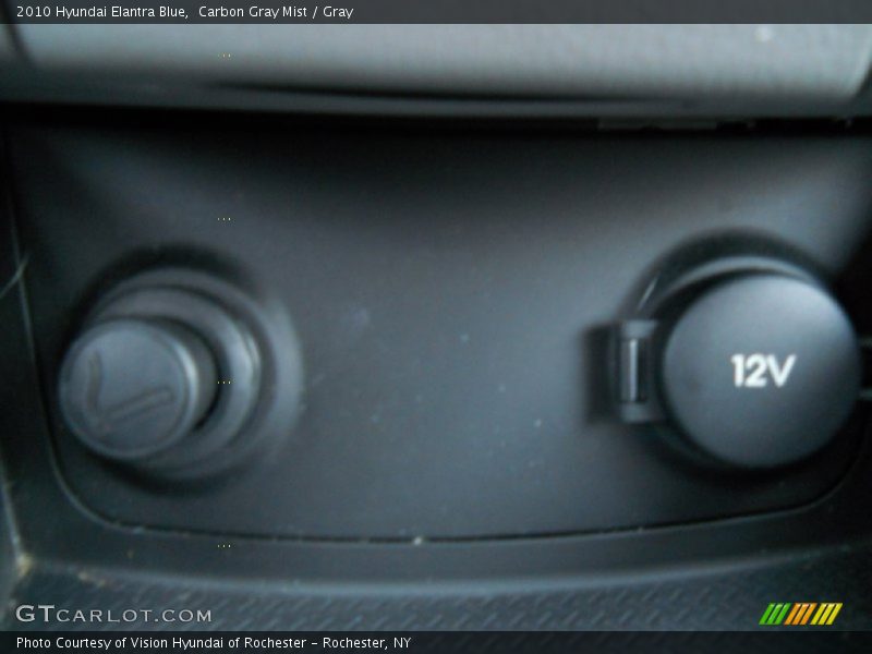 Carbon Gray Mist / Gray 2010 Hyundai Elantra Blue