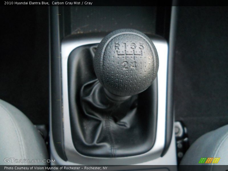 Carbon Gray Mist / Gray 2010 Hyundai Elantra Blue