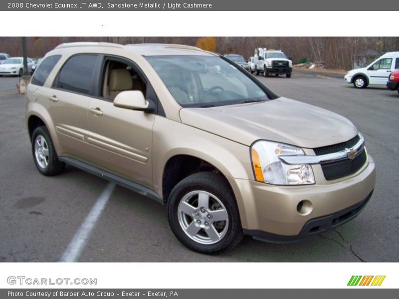 Sandstone Metallic / Light Cashmere 2008 Chevrolet Equinox LT AWD