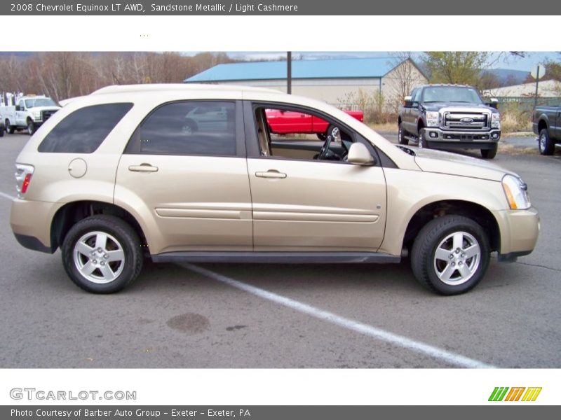 Sandstone Metallic / Light Cashmere 2008 Chevrolet Equinox LT AWD