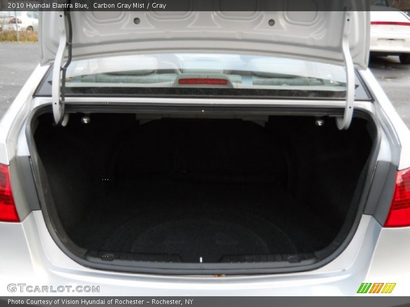 Carbon Gray Mist / Gray 2010 Hyundai Elantra Blue