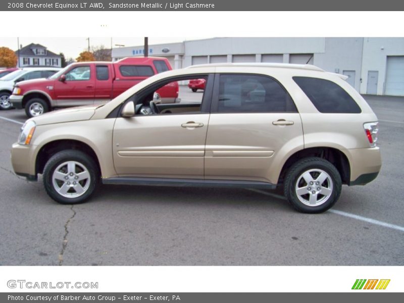 Sandstone Metallic / Light Cashmere 2008 Chevrolet Equinox LT AWD