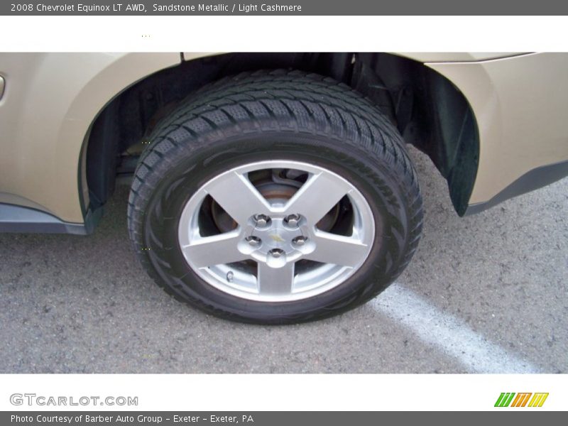 Sandstone Metallic / Light Cashmere 2008 Chevrolet Equinox LT AWD