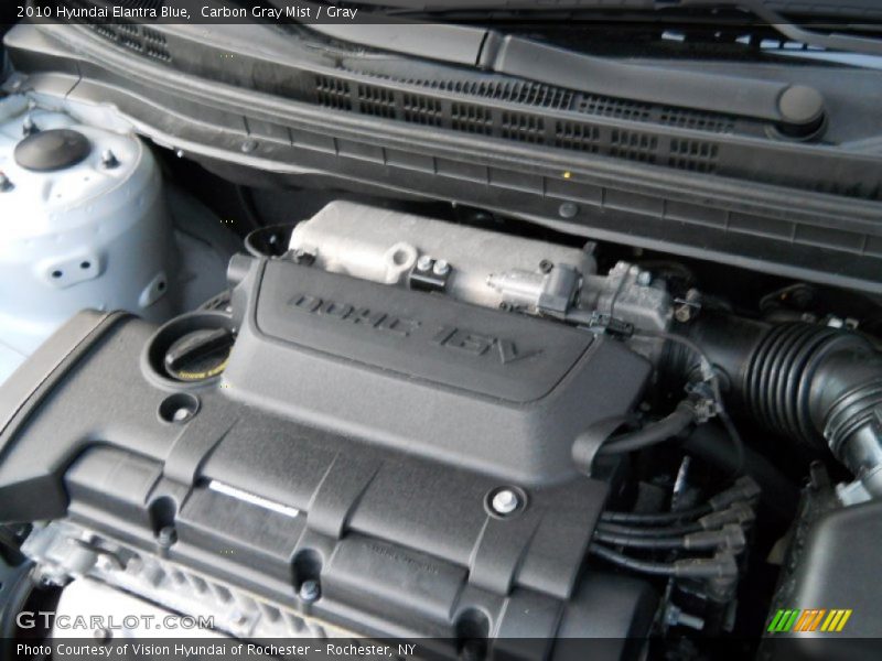 Carbon Gray Mist / Gray 2010 Hyundai Elantra Blue