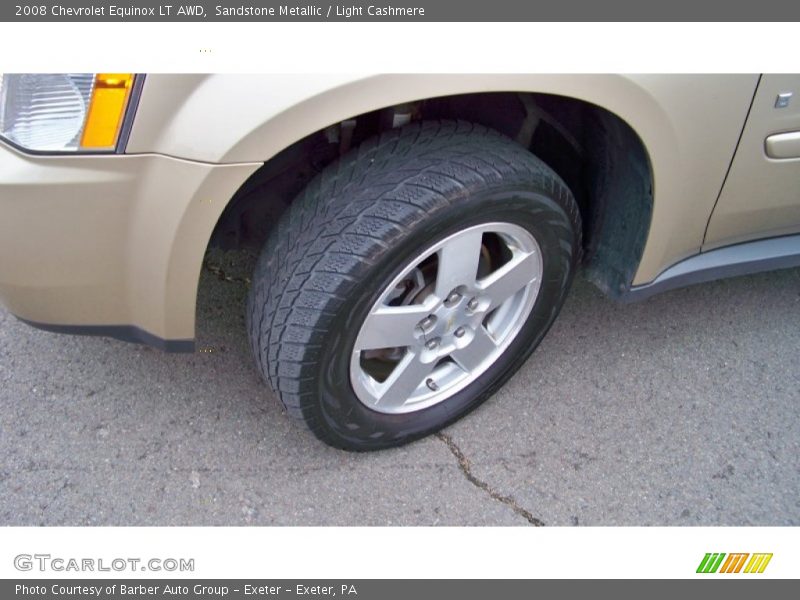 Sandstone Metallic / Light Cashmere 2008 Chevrolet Equinox LT AWD
