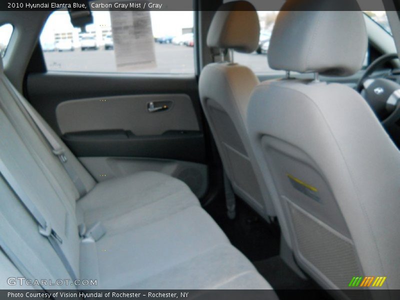 Carbon Gray Mist / Gray 2010 Hyundai Elantra Blue