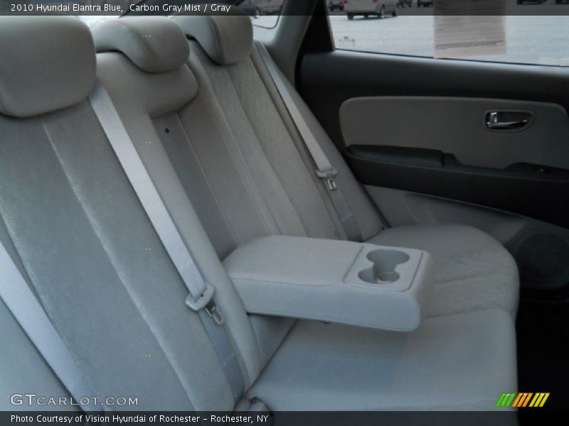 Carbon Gray Mist / Gray 2010 Hyundai Elantra Blue