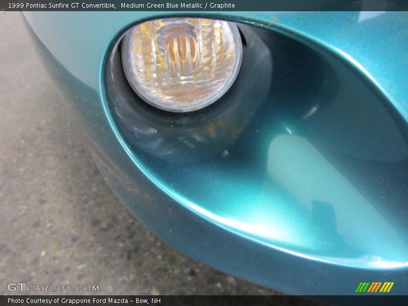 Medium Green Blue Metallic / Graphite 1999 Pontiac Sunfire GT Convertible