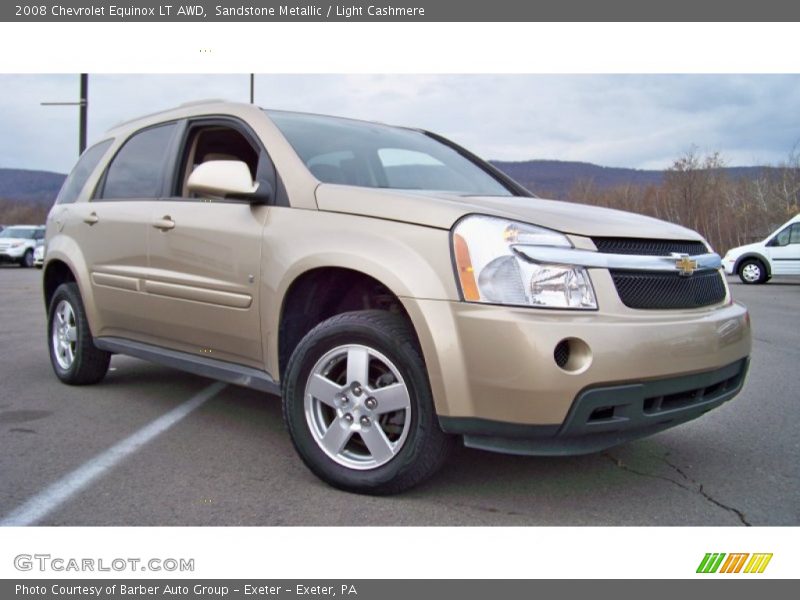 Sandstone Metallic / Light Cashmere 2008 Chevrolet Equinox LT AWD
