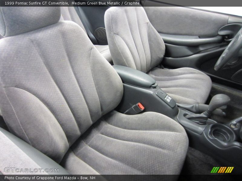 Medium Green Blue Metallic / Graphite 1999 Pontiac Sunfire GT Convertible