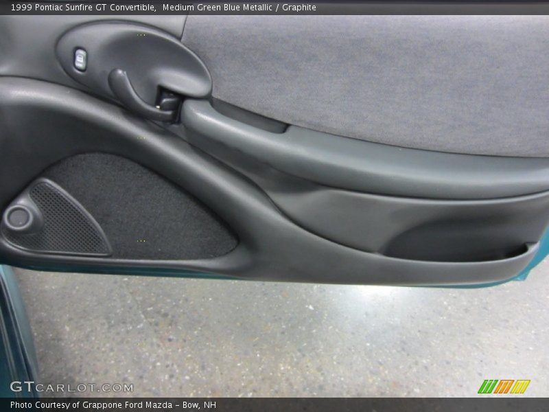 Medium Green Blue Metallic / Graphite 1999 Pontiac Sunfire GT Convertible