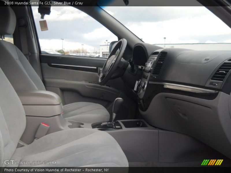 Silver Blue / Gray 2008 Hyundai Santa Fe GLS