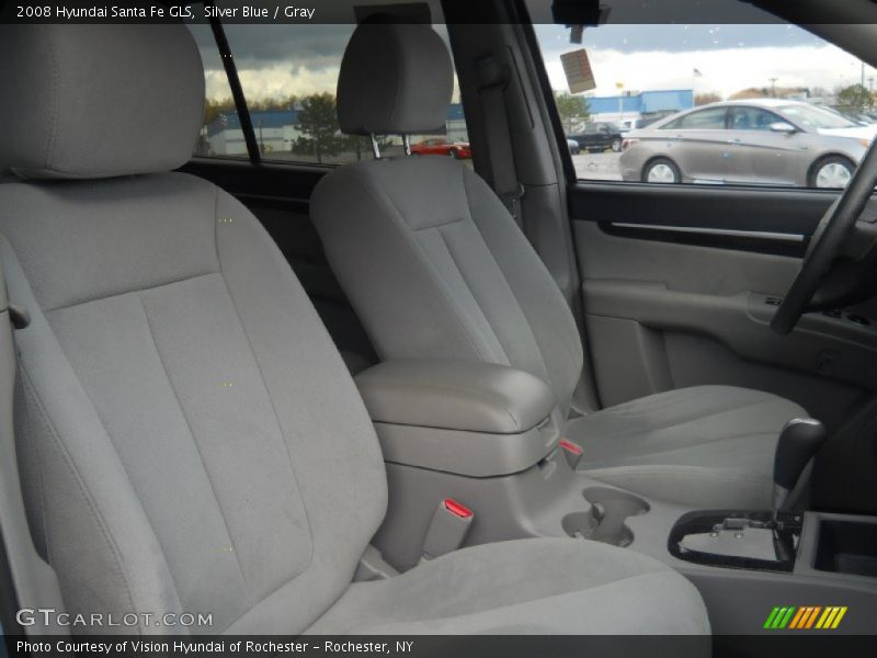 Silver Blue / Gray 2008 Hyundai Santa Fe GLS
