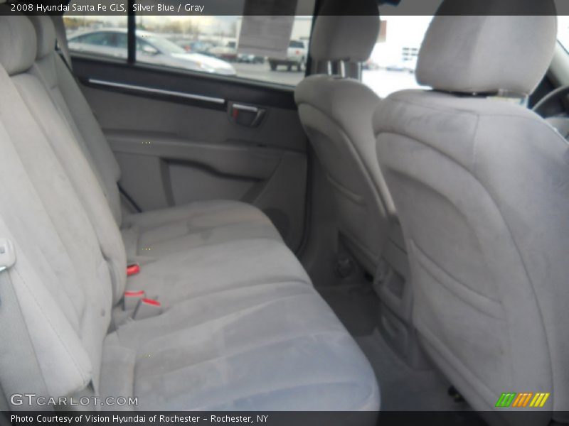 Silver Blue / Gray 2008 Hyundai Santa Fe GLS