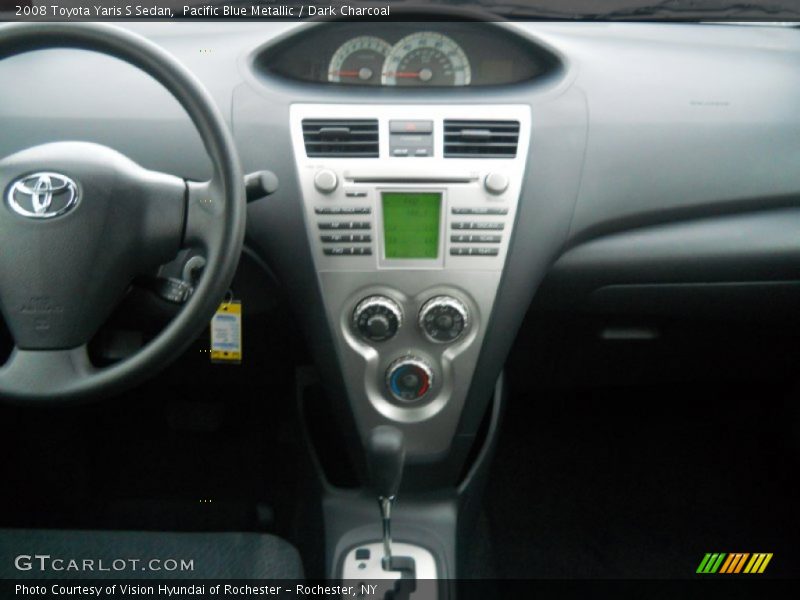 Pacific Blue Metallic / Dark Charcoal 2008 Toyota Yaris S Sedan